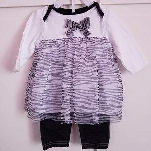 6-9 month "Bon Bebe" matching set